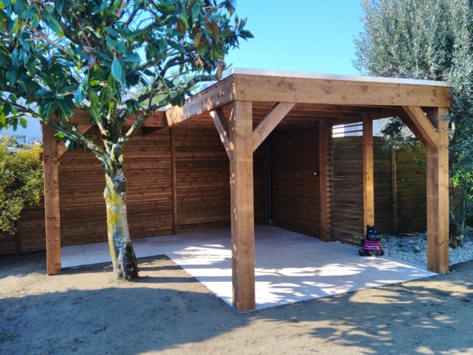 Abri bois Pergola Moduland 2023