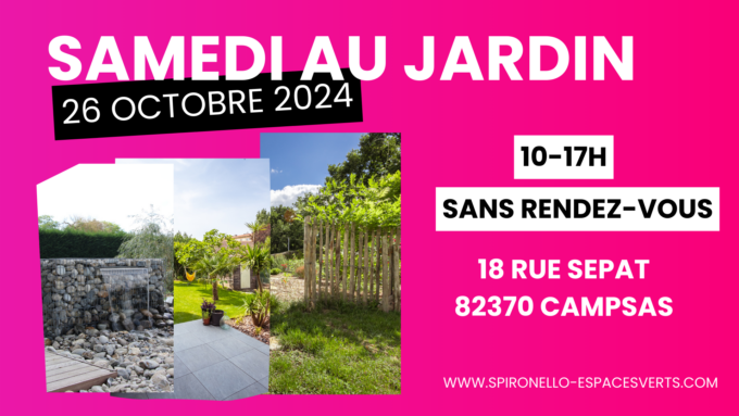 Samedi au jardin 26.10